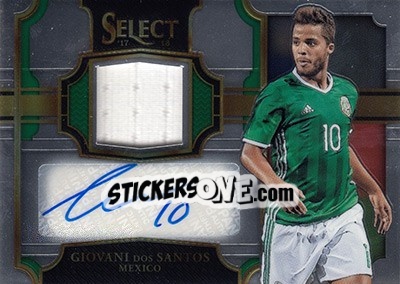 Sticker Giovani Dos Santos - Select Soccer 2017-2018 n. JA-GDS - Panini