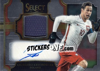 Sticker Grzegorz Krychowiak - Select Soccer 2017-2018 n. JA-GK - Panini