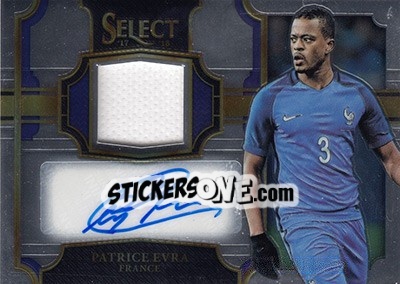 Sticker Patrice Evra - Select Soccer 2017-2018 - Panini