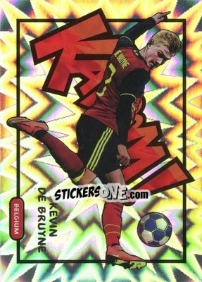 Sticker Kevin De Bruyne - Select Soccer 2017-2018 n. K4 - Panini
