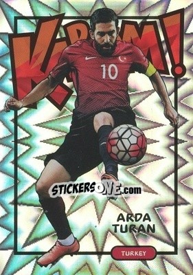 Sticker Arda Turan - Select Soccer 2017-2018 n. K17 - Panini
