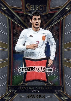 Sticker Alvaro Morata - Select Soccer 2017-2018 n. SP-AM - Panini
