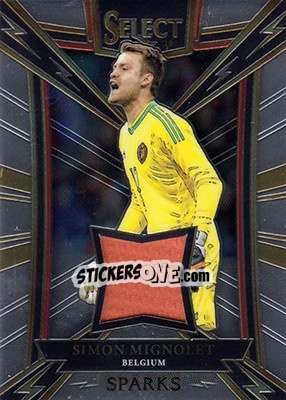 Sticker Simon Mignolet - Select Soccer 2017-2018 n. SP-SM - Panini