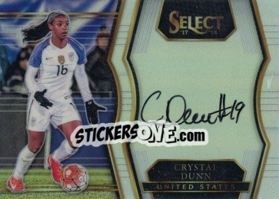 Figurina Crystal Dunn - Select Soccer 2017-2018 n. SS-CD - Panini
