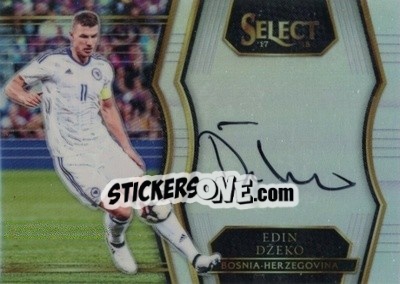 Sticker Edin Dzeko - Select Soccer 2017-2018 - Panini
