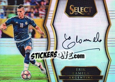 Sticker Erik Lamela - Select Soccer 2017-2018 - Panini