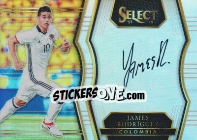 Sticker James Rodriguez - Select Soccer 2017-2018 - Panini