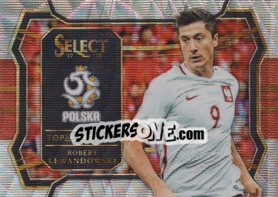 Sticker Robert Lewandowski - Select Soccer 2017-2018 n. TC9 - Panini