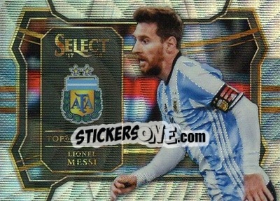 Sticker Lionel Messi - Select Soccer 2017-2018 n. TC10 - Panini