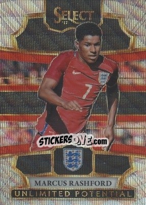 Sticker Marcus Rashford - Select Soccer 2017-2018 - Panini