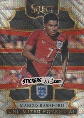 Figurina Marcus Rashford - Select Soccer 2017-2018 - Panini