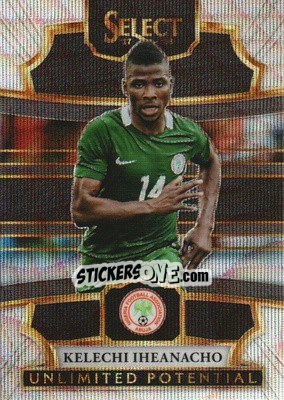 Sticker Kelechi Iheanacho - Select Soccer 2017-2018 n. UP6 - Panini