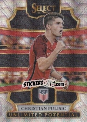 Figurina Christian Pulisic - Select Soccer 2017-2018 - Panini