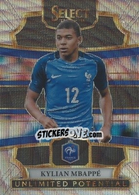 Sticker Kylian Mbappe - Select Soccer 2017-2018 n. UP10 - Panini
