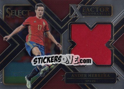 Sticker Ander Herrera - Select Soccer 2017-2018 n. XF-AH - Panini