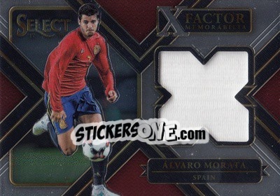 Sticker Alvaro Morata - Select Soccer 2017-2018 n. XF-AM - Panini