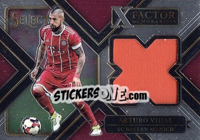 Sticker Arturo Vidal - Select Soccer 2017-2018 n. XF-AV - Panini