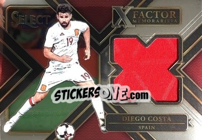 Sticker Diego Costa - Select Soccer 2017-2018 n. XF-DC - Panini