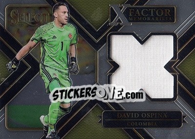 Sticker David Ospina - Select Soccer 2017-2018 n. XF-DO - Panini