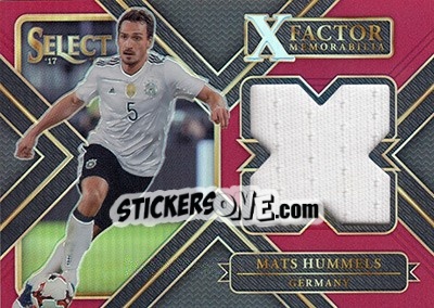 Sticker Mats Hummels - Select Soccer 2017-2018 n. XF-MH - Panini