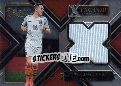 Sticker Phil Jagielka - Select Soccer 2017-2018 n. XF-PJ - Panini