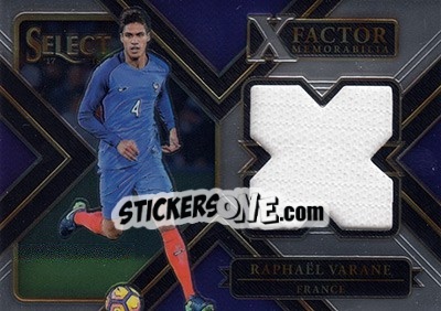 Sticker Raphael Varane - Select Soccer 2017-2018 n. XF-RV - Panini