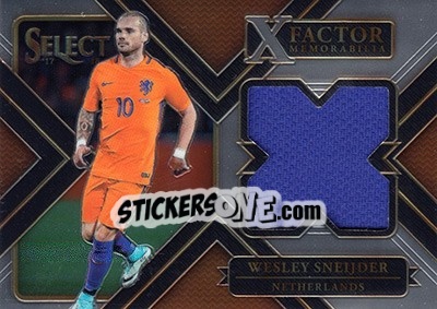 Sticker Wesley Sneijder - Select Soccer 2017-2018 n. XF-WS - Panini