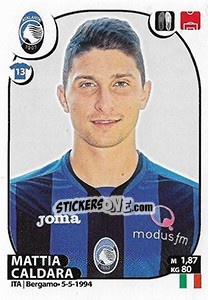 Figurina Mattia Caldara - Calciatori 2017-2018 - Panini