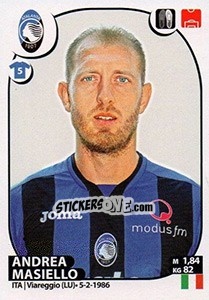 Sticker Andrea Masiello - Calciatori 2017-2018 n. 8 - Panini