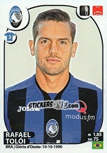 Cromo Rafael Tolói - Calciatori 2017-2018 - Panini