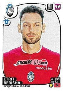 Sticker Etrit Berisha - Calciatori 2017-2018 - Panini