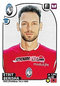 Sticker Etrit Berisha - Calciatori 2017-2018 n. 10 - Panini