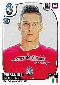 Sticker Pierluigi Gollini - Calciatori 2017-2018 n. 11 - Panini