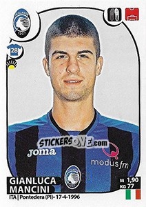 Sticker Gianluca Mancini - Calciatori 2017-2018 n. 16 - Panini