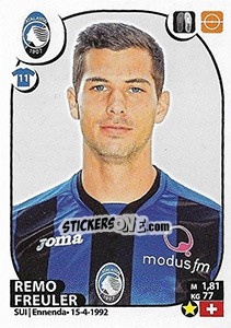 Sticker Remo Freuler - Calciatori 2017-2018 n. 21 - Panini