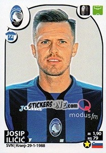 Sticker Josip Ilicic - Calciatori 2017-2018 n. 23 - Panini