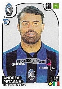 Sticker Andrea Petagna - Calciatori 2017-2018 n. 28 - Panini