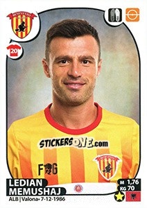 Sticker Ledian Memushaj - Calciatori 2017-2018 n. 47 - Panini