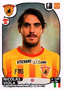 Sticker Nicolas Viola - Calciatori 2017-2018 - Panini