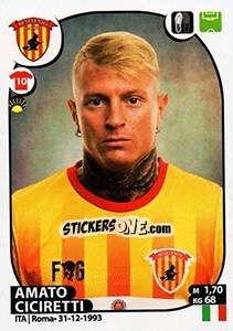 Sticker Amato Ciciretti - Calciatori 2017-2018 n. 51 - Panini