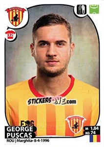 Sticker George Pușcaș - Calciatori 2017-2018 n. 53 - Panini