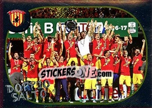 Sticker Doppio salto - Benevento - Calciatori 2017-2018 n. 60 - Panini