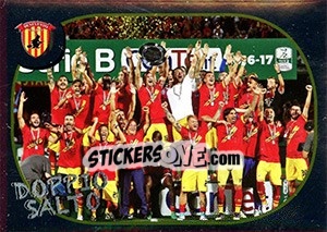 Sticker Doppio salto - Benevento - Calciatori 2017-2018 - Panini