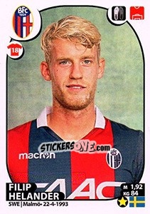 Sticker Filip Helander - Calciatori 2017-2018 n. 65 - Panini