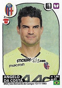 Sticker Angelo Da Costa - Calciatori 2017-2018 n. 67 - Panini