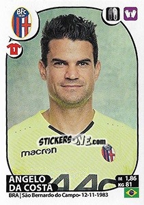 Cromo Angelo Da Costa - Calciatori 2017-2018 - Panini