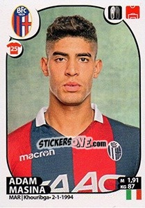 Sticker Adam Masina - Calciatori 2017-2018 n. 69 - Panini