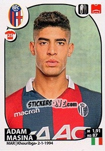 Figurina Adam Masina - Calciatori 2017-2018 - Panini