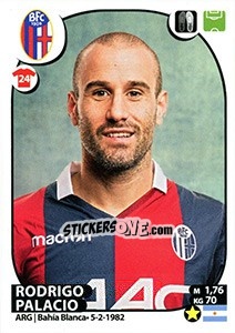 Sticker Rodrigo Palacio - Calciatori 2017-2018 n. 82 - Panini