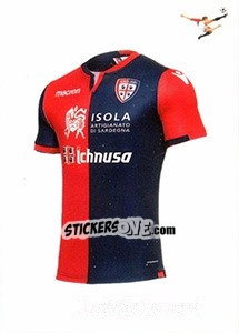 Sticker Maglia Cagliari - Calciatori 2017-2018 n. 90 - Panini